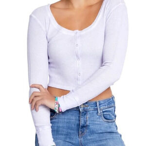 NEW‎ Sundown by Splendid Lilac Top & Scrunchie